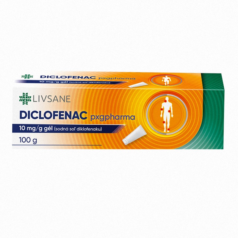 Livsane - LIVSANE Diclofenac pxgpharma 10mg/g gél 1x100g